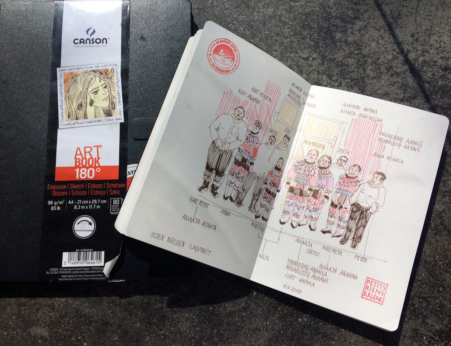 Les Petits Riens © ADAGP / Bénédicte Klène. Résidence Artistes en Arctique 2019