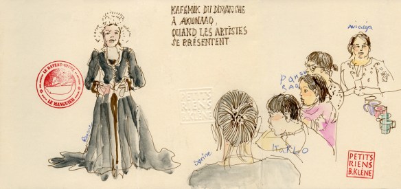 Les Petits Riens © ADAGP / Bénédicte Klène. Résidence Artistes en Arctique 2019