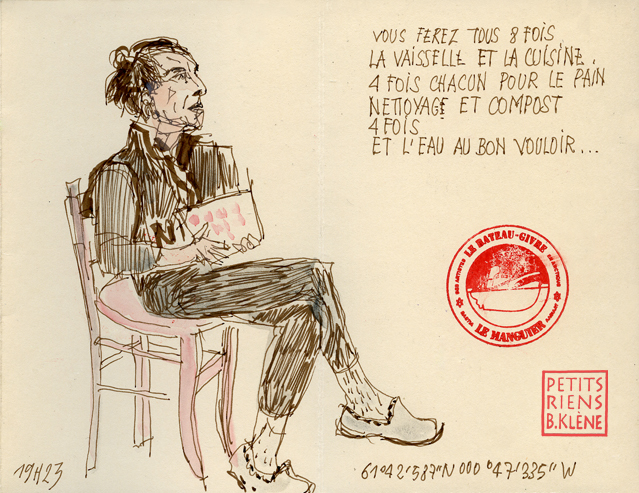 Les Petits Riens du Groenland © ADAGP Bénédicte Klène. Résidence Artistes en Arctique 2019