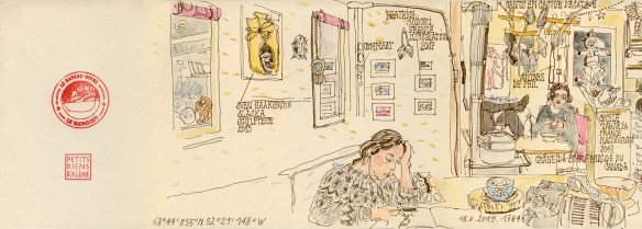 Les Petits Riens du Groenland © ADAGP Bénédicte Klène. Résidence Artistes en Arctique 2019