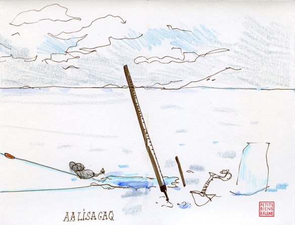 Les Petits Riens © ADAGP / Bénédicte Klène. Résidence Artistes en Arctique 2019