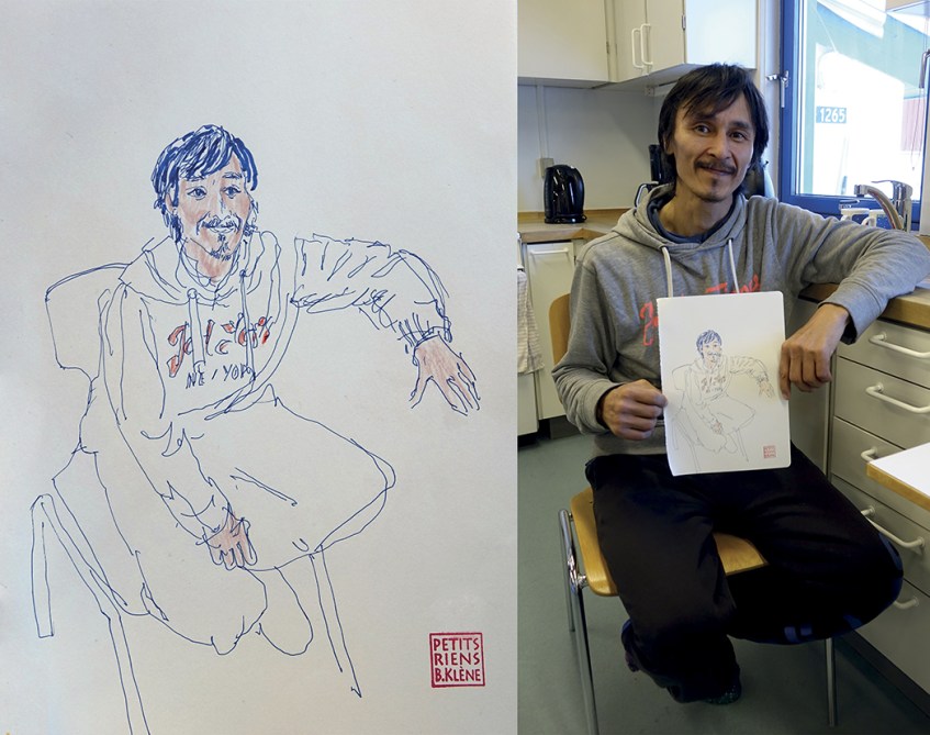 Les Petits Riens © ADAGP / Bénédicte Klène. Résidence Artistes en Arctique 2019