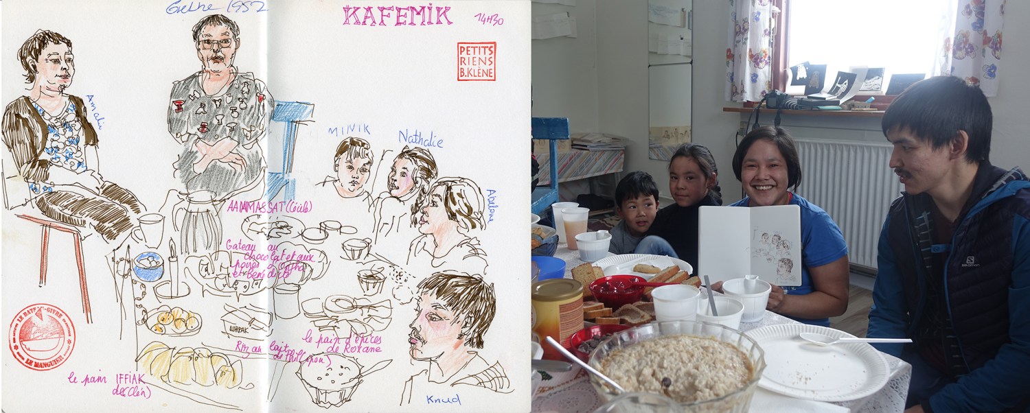 Les Petits Riens © ADAGP / Bénédicte Klène. Résidence Artistes en Arctique 2019