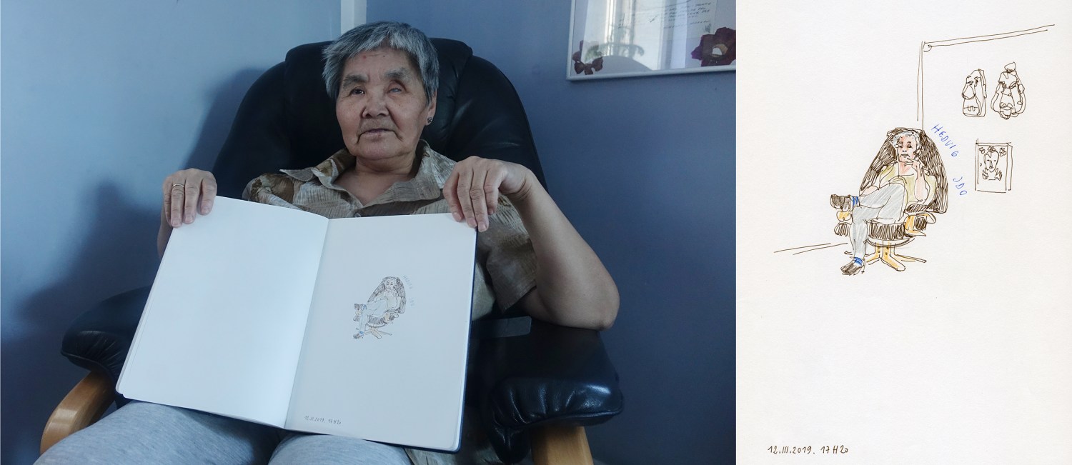 Les Petits Riens © ADAGP / Bénédicte Klène. Résidence Artistes en Arctique 2019