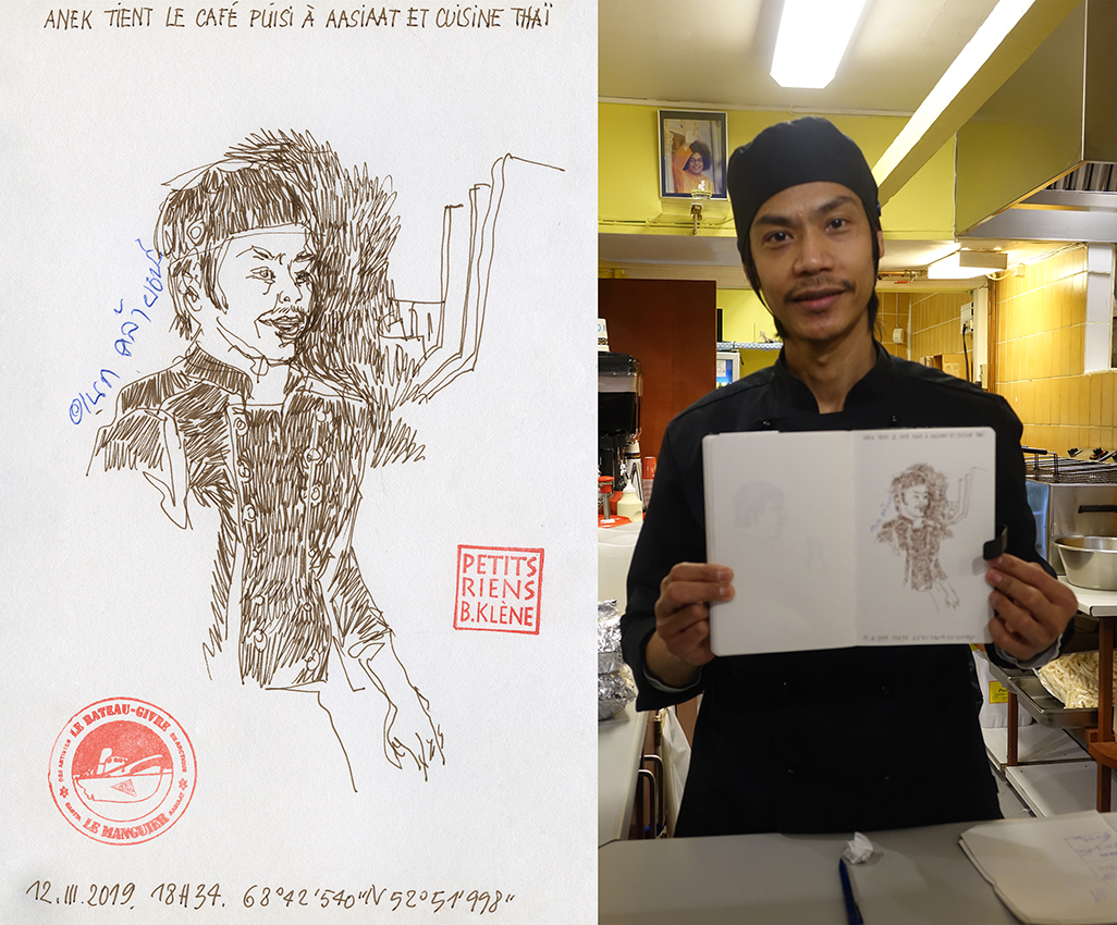 Les Petits Riens © ADAGP / Bénédicte Klène. Résidence Artistes en Arctique 2019