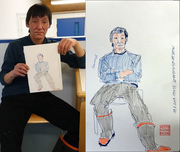 Les Petits Riens © ADAGP / Bénédicte Klène. Résidence Artistes en Arctique 2019