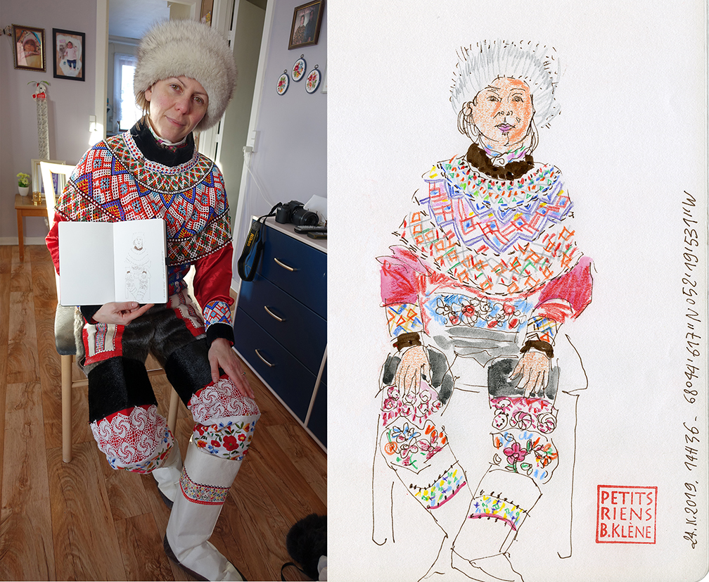 Les Petits Riens © ADAGP / Bénédicte Klène. Résidence Artistes en Arctique 2019