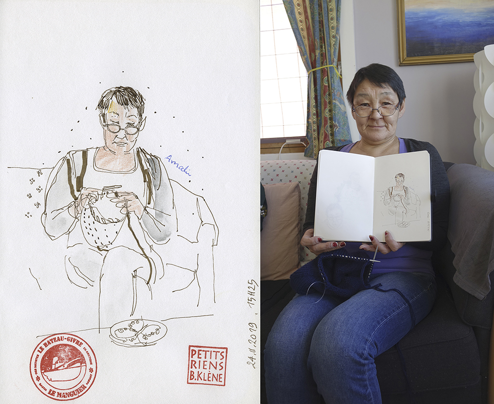 Les Petits Riens © ADAGP / Bénédicte Klène. Résidence Artistes en Arctique 2019