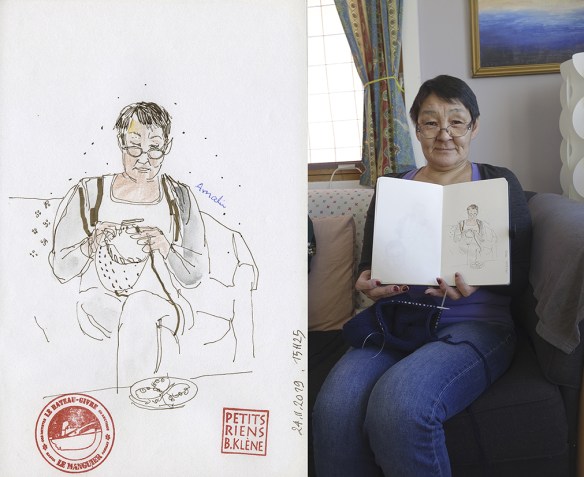 Les Petits Riens © ADAGP / Bénédicte Klène. Résidence Artistes en Arctique 2019